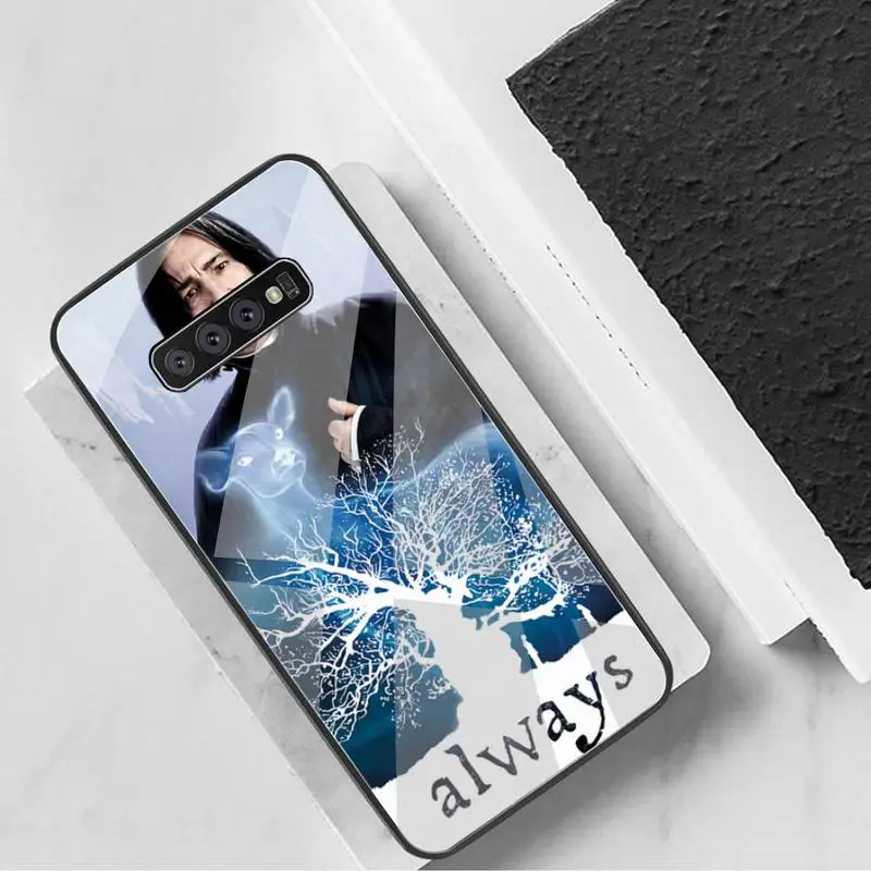 Severus snape jelen vždy Telefon Pouzdro Tvrzené Sklo Pro Samsung S20 Plus S7 S8 S9 S10 Plus Poznámka 8 9 10 Plus 3
