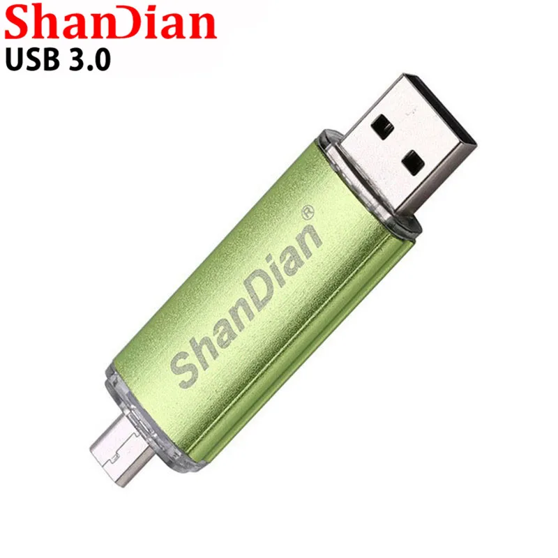 SHANDIAN Skutečné kapacity USB 3.0 Chytrý telefon OTG USB Flash Micro Flash Disk Chytrý Telefon U Disk 4GB 8GB 16GB 32GB 64GB 0
