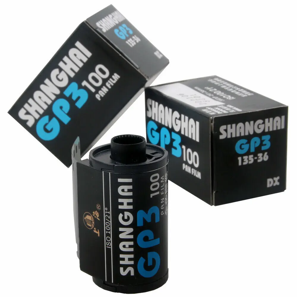 Shanghai Black & White GP3 135/36 35mm Filmu DIN ISO 100 B/W B&W Nejčerstvější Nový 35mm film otvírák filmu případ 0
