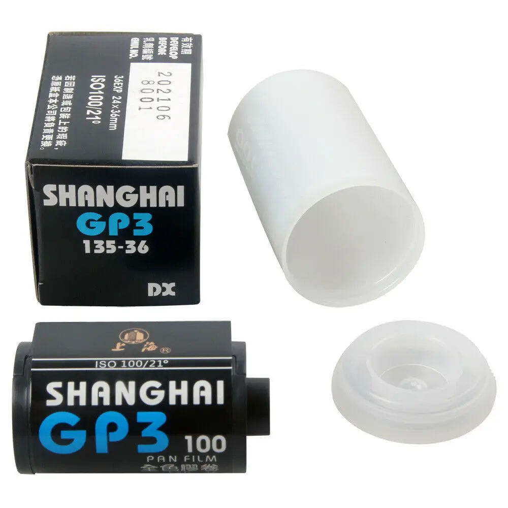 Shanghai Black & White GP3 135/36 35mm Filmu DIN ISO 100 B/W B&W Nejčerstvější Nový 35mm film otvírák filmu případ 1