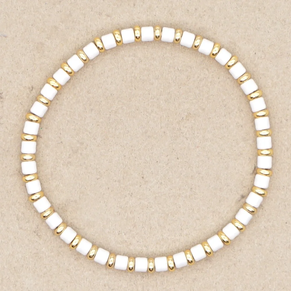 Shinus Duhové Korálkové Náramky Pro Ženy Pulsera 2020 Smalt Náramek Velkoobchodní Kovové Šperky, Módní Šperky, Český 2