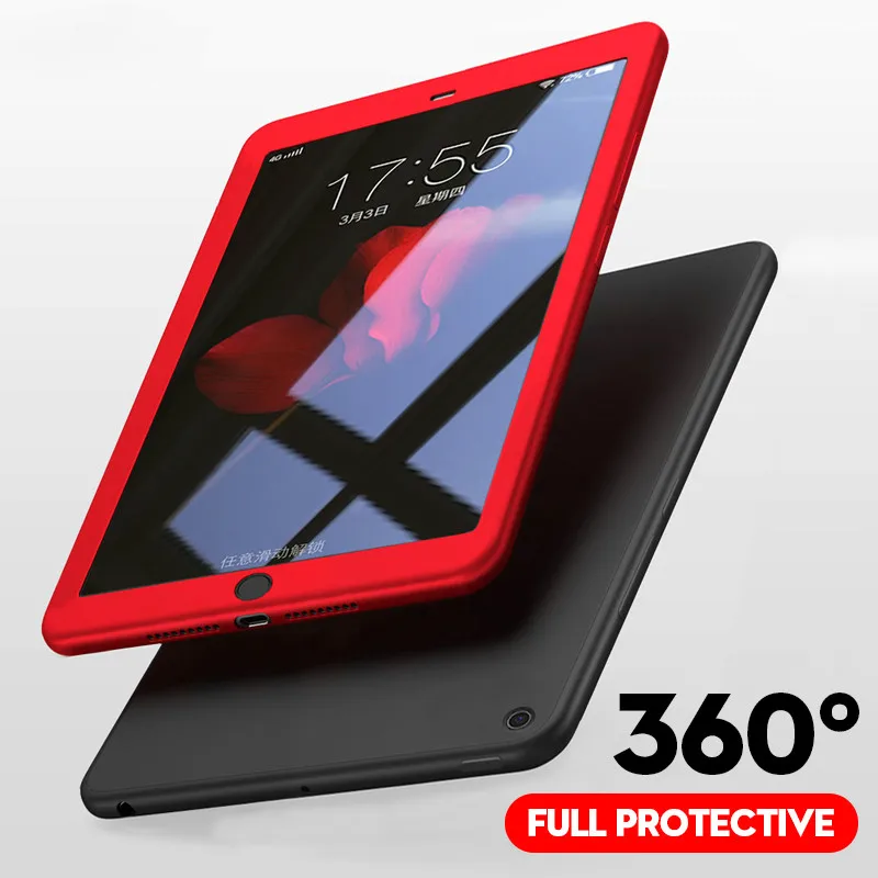 Silikonové 360 Plné Krytí Pouzdro Pro ipad air 2 1 3 caseiPad 10.2 2019 Pro iPad mini 4 5 ipad 9.7 Pouzdro Pro iPad Pro s 10.5 sklo 3