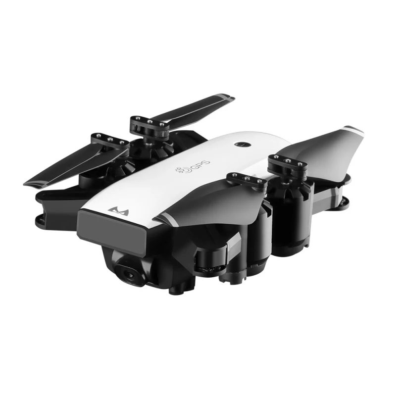Skládací Selfie WI-fi FPV Drone S 1080P HD Kamera Double GPS NÁSLEDUJTE MĚ FPV Živé Video Vznášející RC Quadcopter pro Dítě dárek 1