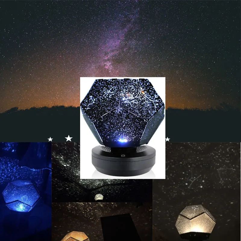 Sky Star Projektor Světlo Projektoru Hvězdné Galaxy LED Lampa Mlhoviny, Noční světlo Dárek, Děti, Noční Světla Pro Děti Ložnice Tabulka 5