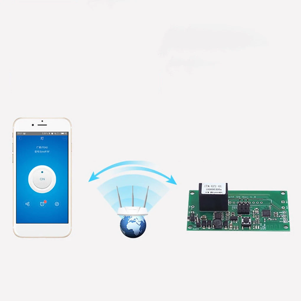 SONOFF SV Bezpečné Napětí na Dlouhé Vzdálenosti Dálkové Načasování WiFi Bezdrátový spínací Modul pro IOS/Android Smart Home 3