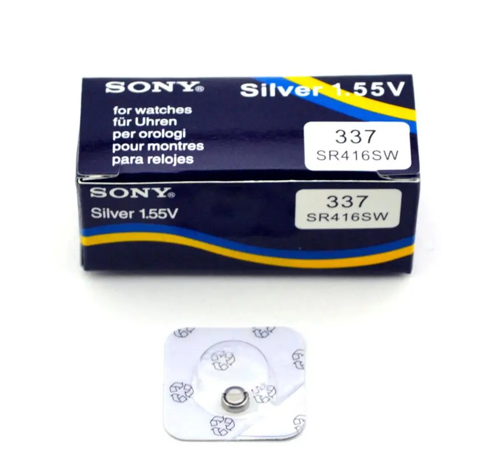 Sony baterie pro kapsle microheadphones 1,55 V, 337, sr416sw 0