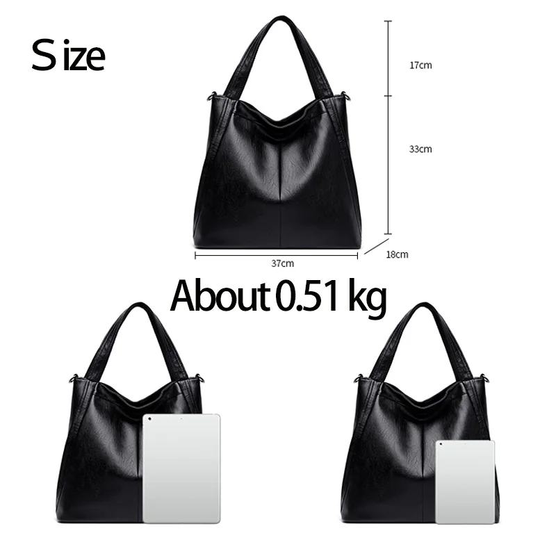 STARÝ TANG Velká Kapacita Neformální Rameno Messenger Tašky Pro Ženy, pro rok 2020 Nové Vysoce Kvalitní Módní Kabelka Crossbody Jednoduchý Lady Bag 5