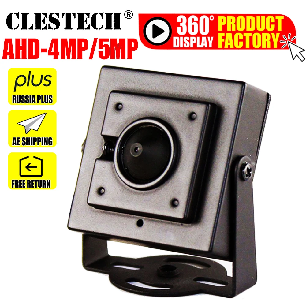 Super Micro HD CCTV AHD MINI Kamera 5MP, 4MP 3MP 1080P SONYI-MX326 3.7 mm Kužel Objektiv ALLFULL Digitální Super Mikro video držák 3
