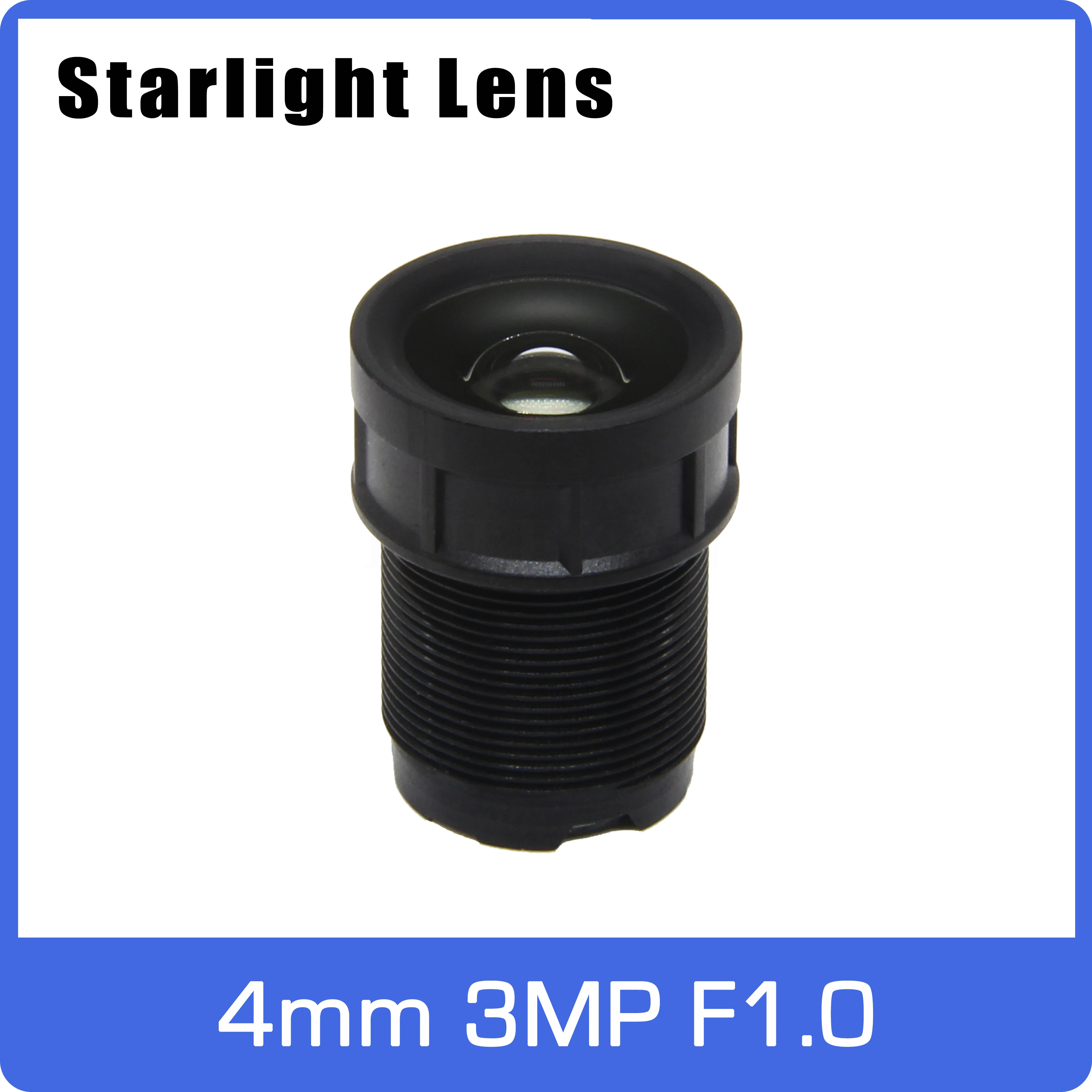 Super Starlight Clony F1.0 3MP 4mm Pro SONY IMX290/291/307/327 Ultra Nízké Světlo, AHD, IP Kamery Doprava Zdarma 3