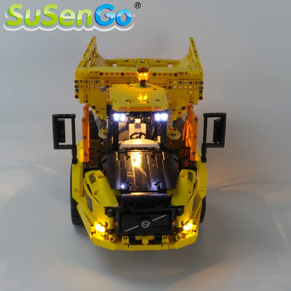SuSenGo LED Light kit Pro 42114 Technic 6x6 Articulated Hauler , (Model Není Součástí balení) 3