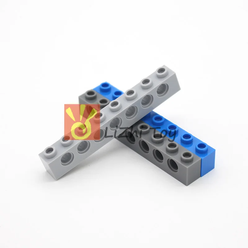 Technic, Brick 1 x 8 s Otvory Tlusté Cihly Model, Stavební Bloky, Technic Díly Kompatibilní 3702 Příslušenství Mechanické 0