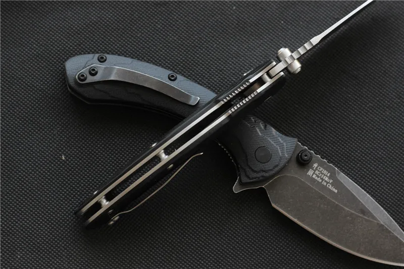 TIGEND CF1814 flipper skládací nůž 8Cr14MoV čepel G10 rukojeť venkovní camping lovecký kapesní nože EDC nástroje 2