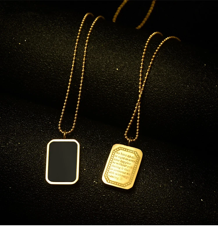Titan S 18 K Gold Geo Korálkové Řetězy Náhrdelník Ženy z Nerezové Oceli Šperky Návrhář T molo Šaty Vzácné IN Japan 4