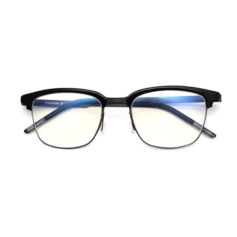 Titanové Brýle Rám Muži Korean Super Lehký Náměstí, Předpis Brýlí, Ručně Vyráběné Brýle Ženy 9824 5