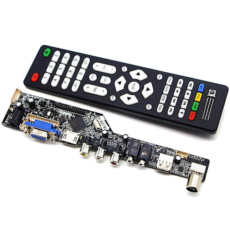 Tv+Hdmi+Vga+Av+Usb+Audio Tv Lcd Driver Board 15.4 Palcový Lp154W01 B154Ew08 B154Ew01 Lp154Wx4 1280X800 Lcd Controller Board Diy Kit 3