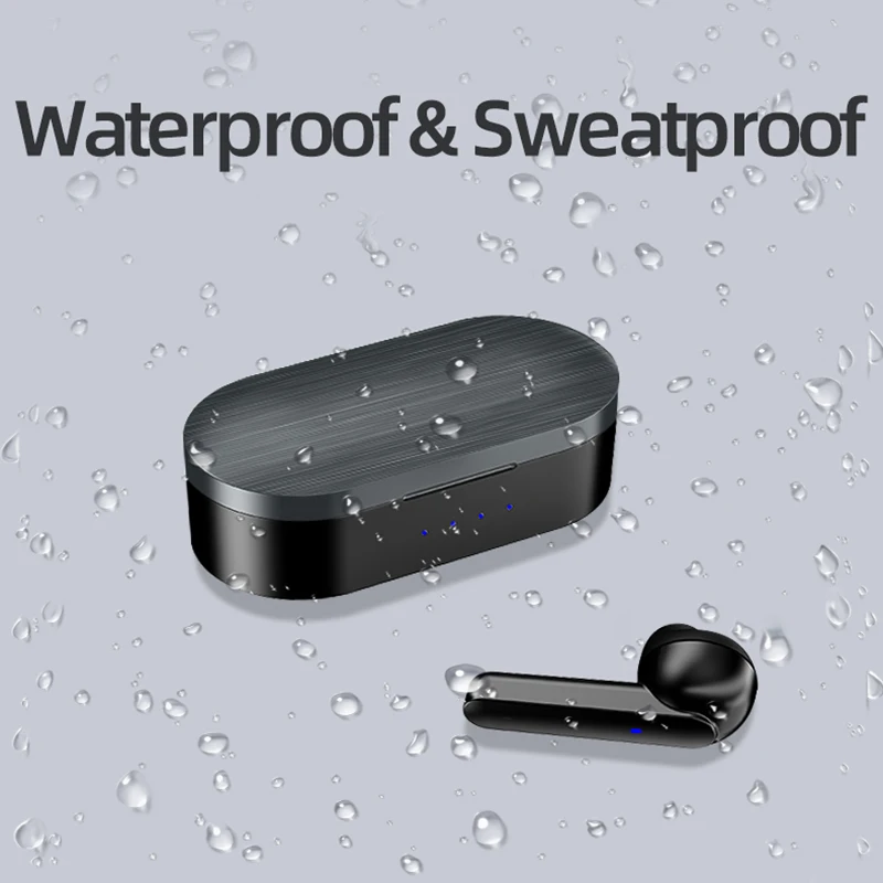 Ubeamer Dlouho Baterie HD Stereo TWS Bluetooth Sluchátka, Dotykové Ovládání, Bezdrátová Sluchátka S Duálním Mikrofonem Izolace Hluku Sluchátka 4