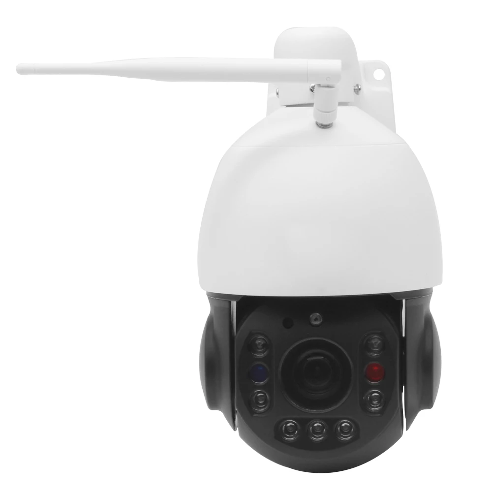 UniLook 5MP Dome PTZ Bezdrátová Kamera 30X Zoom Postavené v Laserové LED Světlo, IR Vzdálenost Až 150m Wifi Kamera H. 265 P2P Zobrazit 5