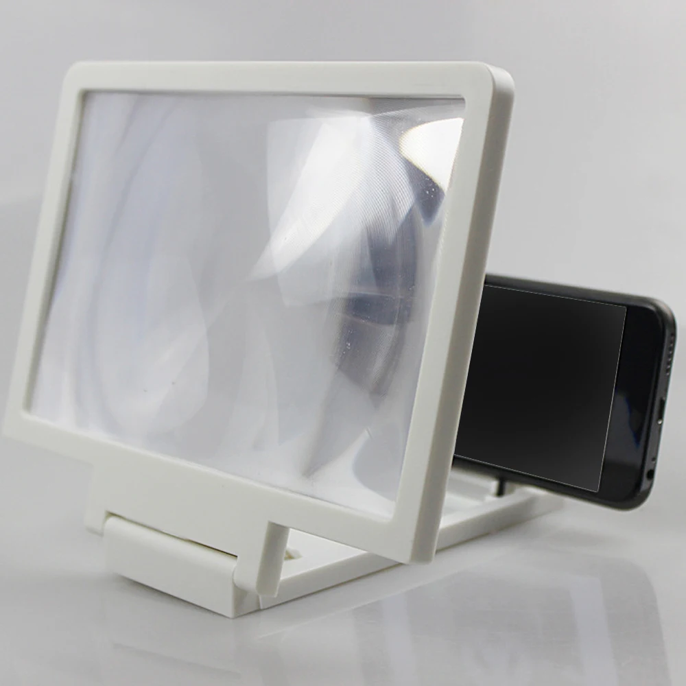 Univerzální Mobilní Telefon Lupa Obrazovky Držáku Zvětšit Stojan Očí Ochrana Skládací 3D Video Displej Zesilovač Expander 3