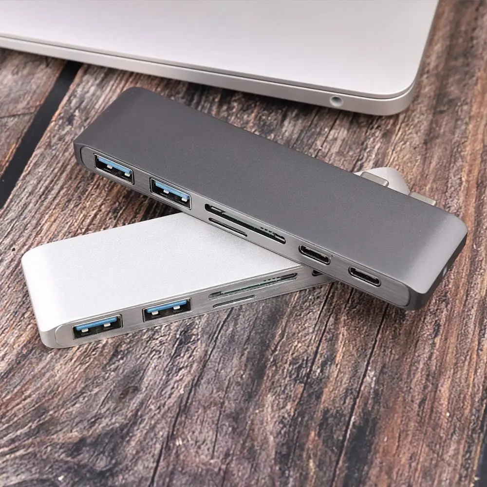 USB C Na USB 3.0 Adaptér Thunderbolt 3 ROZBOČOVAČE+TF SD Slot Type-C, Data Port HDMI - kompatibilní Hub Pro Macbook Pro/Air 13 15 2020 3