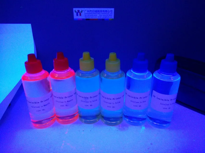 UV Neviditelné Inkoustové Tiskárny Modrý Inkoust 100 ml /láhev 0
