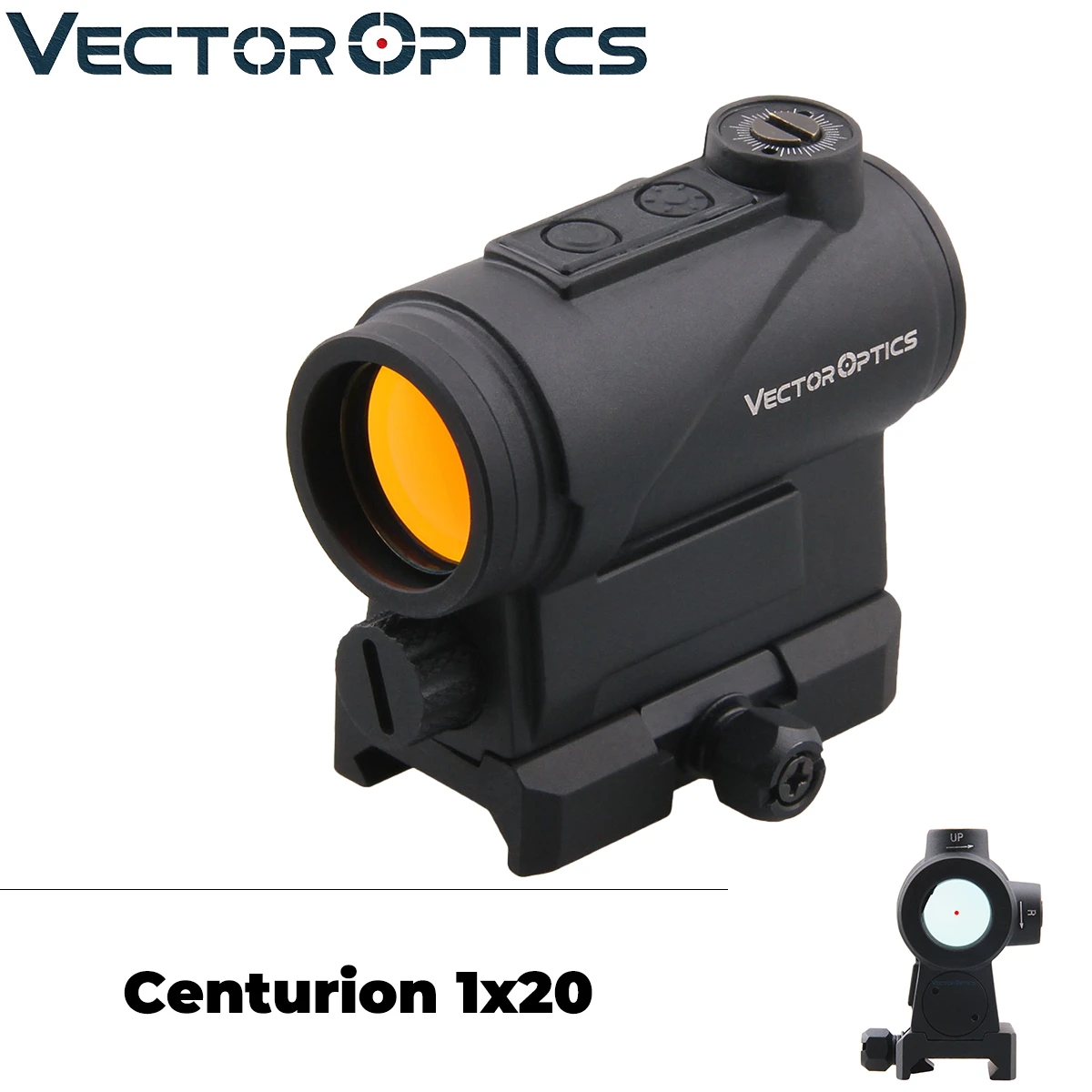 Vektorové Optika Centurion 1x20 Taktické Red Dot Rozsah Reflex Pohled 40000 Hodin Runtime Testováno Na Skutečné Střelné zbraně Šok Důkaz 1