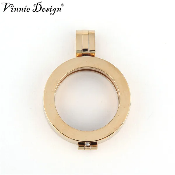 Vinnie Design Šperky 25mm Rám z Nerezové Oceli Přívěsek na Mince Disky DIY Módní Šperky 2
