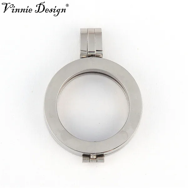Vinnie Design Šperky 25mm Rám z Nerezové Oceli Přívěsek na Mince Disky DIY Módní Šperky 4
