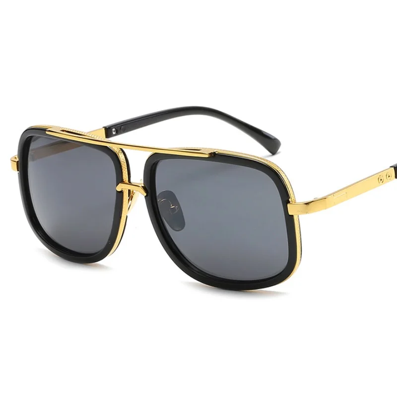 Vintage Luxusní Muži Sluneční Brýle 2019 Retro Módní Náměstí Sluneční Brýle, Návrhář Značky Celebrity Odstíny 0