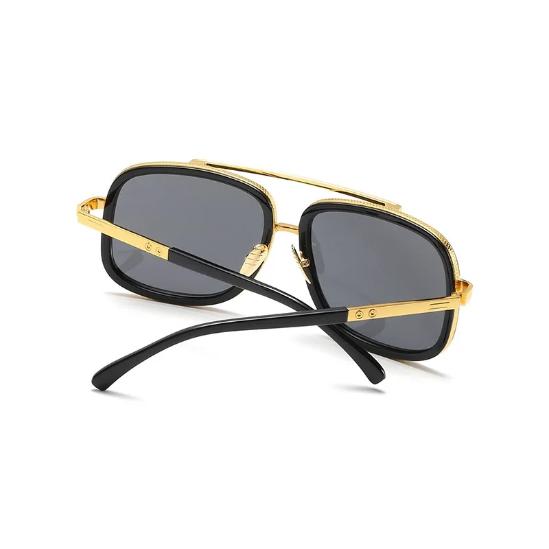 Vintage Luxusní Muži Sluneční Brýle 2019 Retro Módní Náměstí Sluneční Brýle, Návrhář Značky Celebrity Odstíny 5