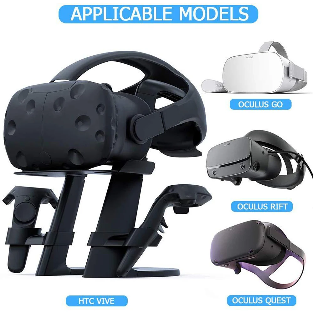 VR stojan VR Headset Zobrazení Držitele a Stanice pro Oculus Rift S Oculus Quest Náhlavní soupravy Stiskněte Řadiče vr příslušenství 2