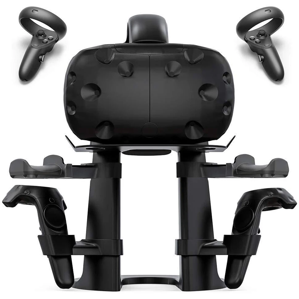 VR stojan VR Headset Zobrazení Držitele a Stanice pro Oculus Rift S Oculus Quest Náhlavní soupravy Stiskněte Řadiče vr příslušenství 3