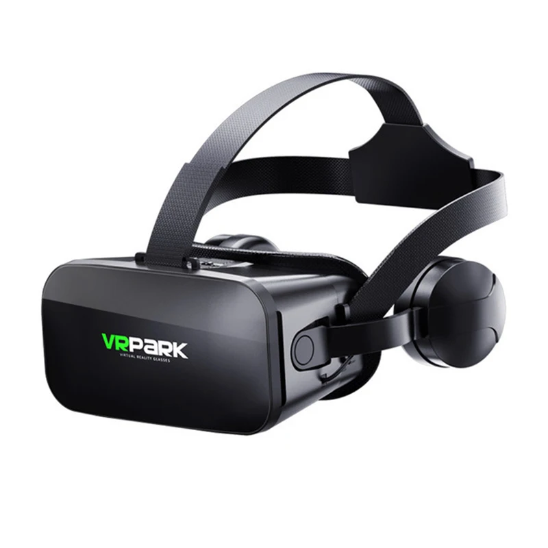 VRPARK J20 3D VR Brýle Virtuální Reality Brýle pro 4.7 - 6.7 Chytrý Telefon, iPhone, Android Hry, Stereo Headset s Regulátory 2