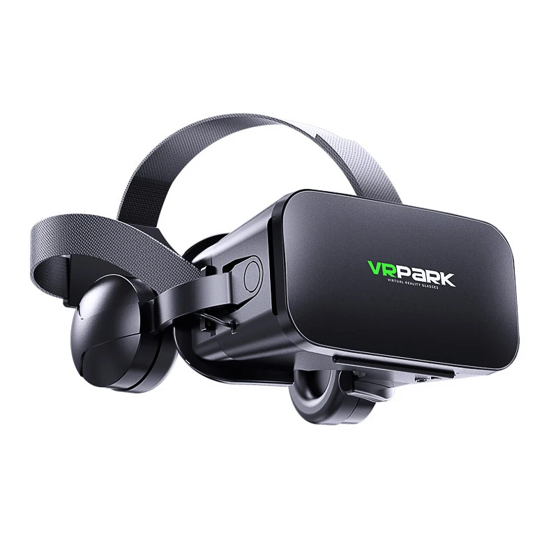 VRPARK J20 3D VR Brýle Virtuální Reality Brýle pro 4.7 - 6.7 Chytrý Telefon, iPhone, Android Hry, Stereo Headset s Regulátory 4