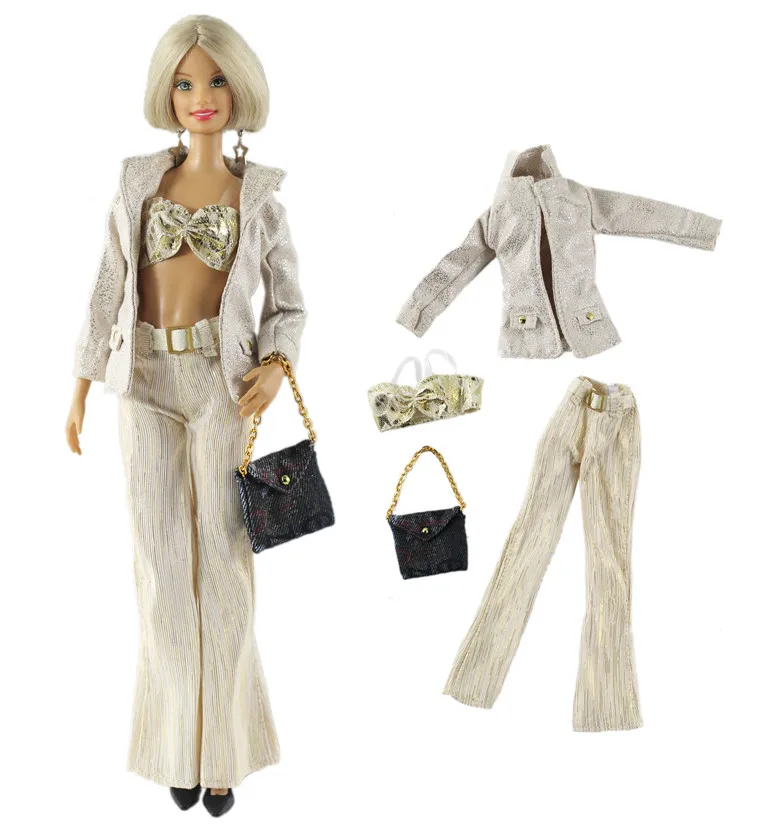 Vysoce kvalitní Doll Šaty, Super krásné Módní Oblečení Ležérní oblečení Pro Panenku Barbie Doplňky DIY Hračky 3