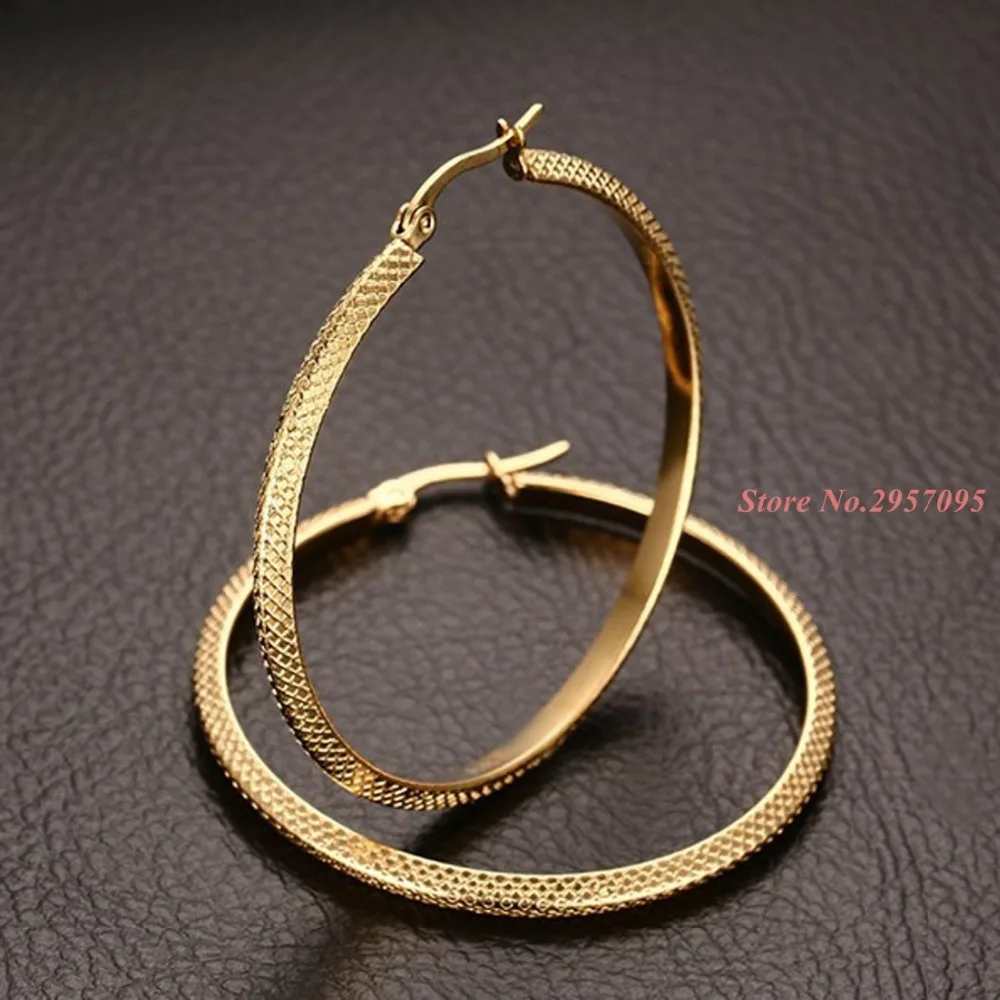 Vysoce Kvalitní Okouzlující Nerezové Oceli Zlaté Náušnice Pro Ženy Značky Šperky Láska Náušnice Holky Piercing Šperky 1