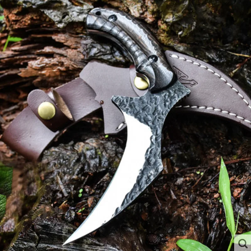 Vysokopevnostní venkovní camping taktické dráp nůž, vysoká tvrdost lov EDC ostré self-defense karambit 1
