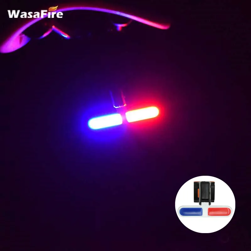 WasaFire Kolo LED Světla Více Režimů Osvětlení USB Dobíjecí Bike Flash Ocas Zadní Světla Mountain Road Bike Cyklistické Svítilny 0