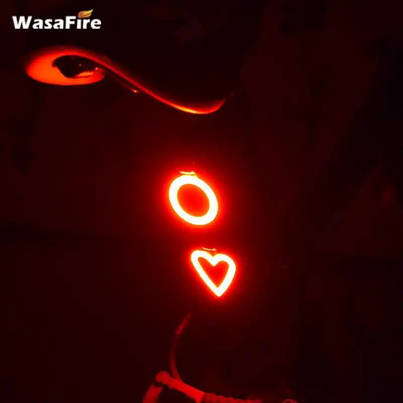 WasaFire Kolo LED Světla Více Režimů Osvětlení USB Dobíjecí Bike Flash Ocas Zadní Světla Mountain Road Bike Cyklistické Svítilny 3