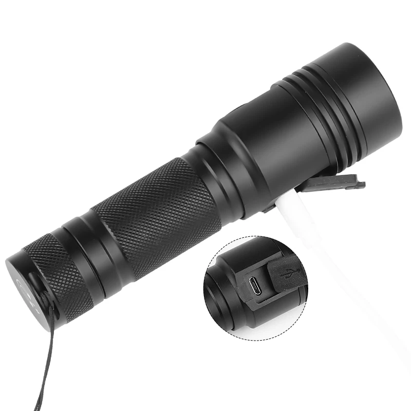 XANES 1474 XHP50 4 Režimy USB Dobíjecí Zoomovatelný LED Svítilna 18650 Pochodeň Světla Lucerny Reflektor Lampa pro Kempování, Lov 4