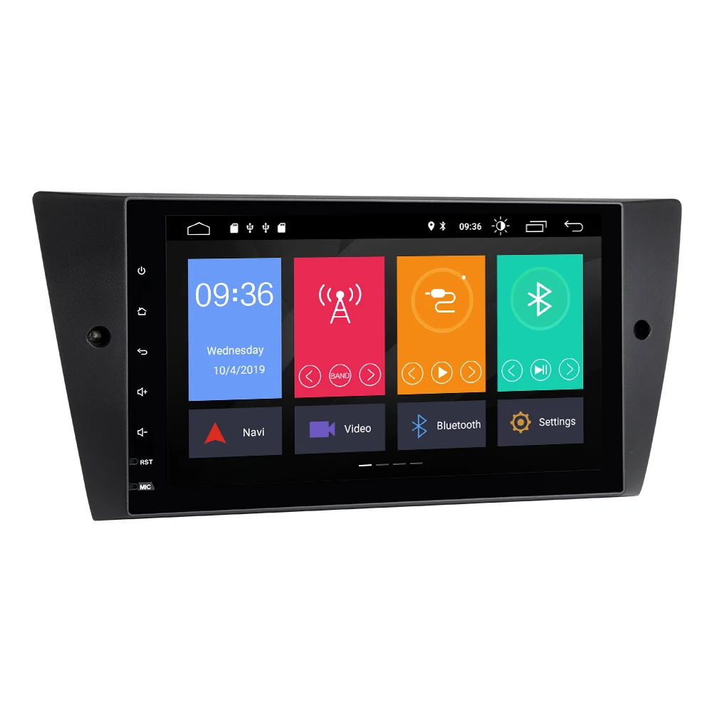 Xonrich 1 Din Android 10 Multimediální Auto DVD Přehrávač Pro BMW E90/E91/E92/E93 3 Series GPS Navigace Rádio stereo Audio hlavní jednotky 5