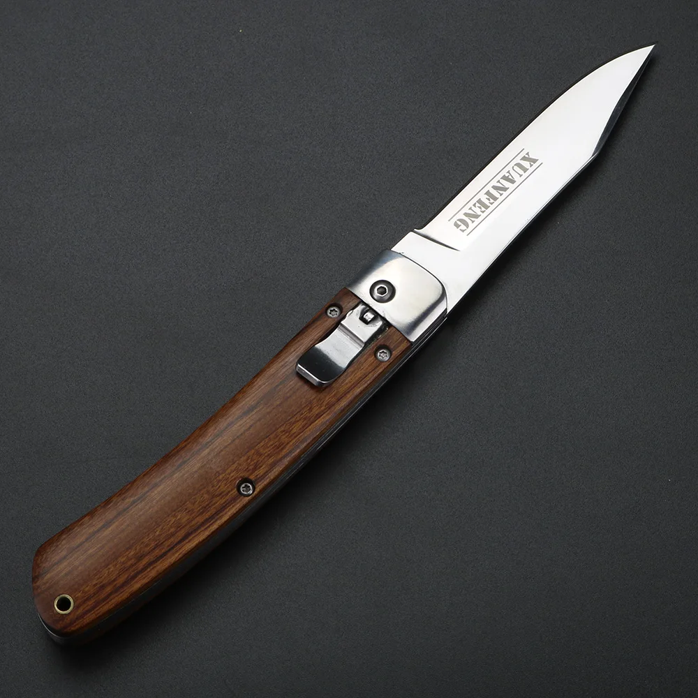 XUAN FANG Kapesní Skládací Nůž Nůž Venkovní Přežití Nůž Lovecký Camping Ručně vyráběné Nože Rychle Otevřít Self-defense Malé Nože 2