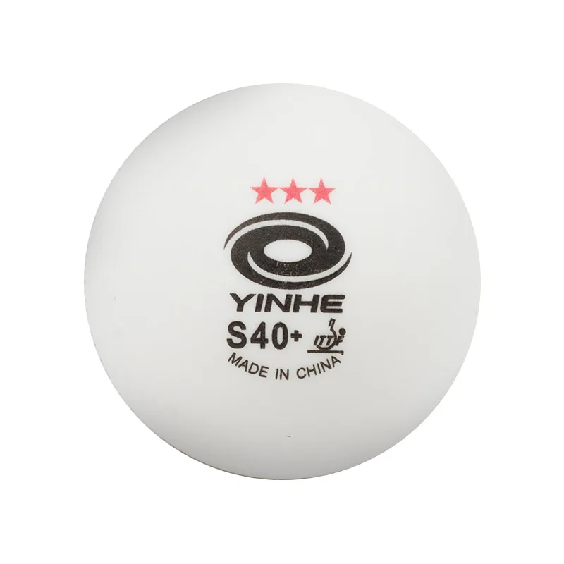 Yinhe 6 kusů vysoce kvalitní modrá/Červená 3-hvězdičkový Seamless40+/ S40+ Večeře Kvalitní Poly Míčky na stolní tenis Bílé Schváleno ITTF 4
