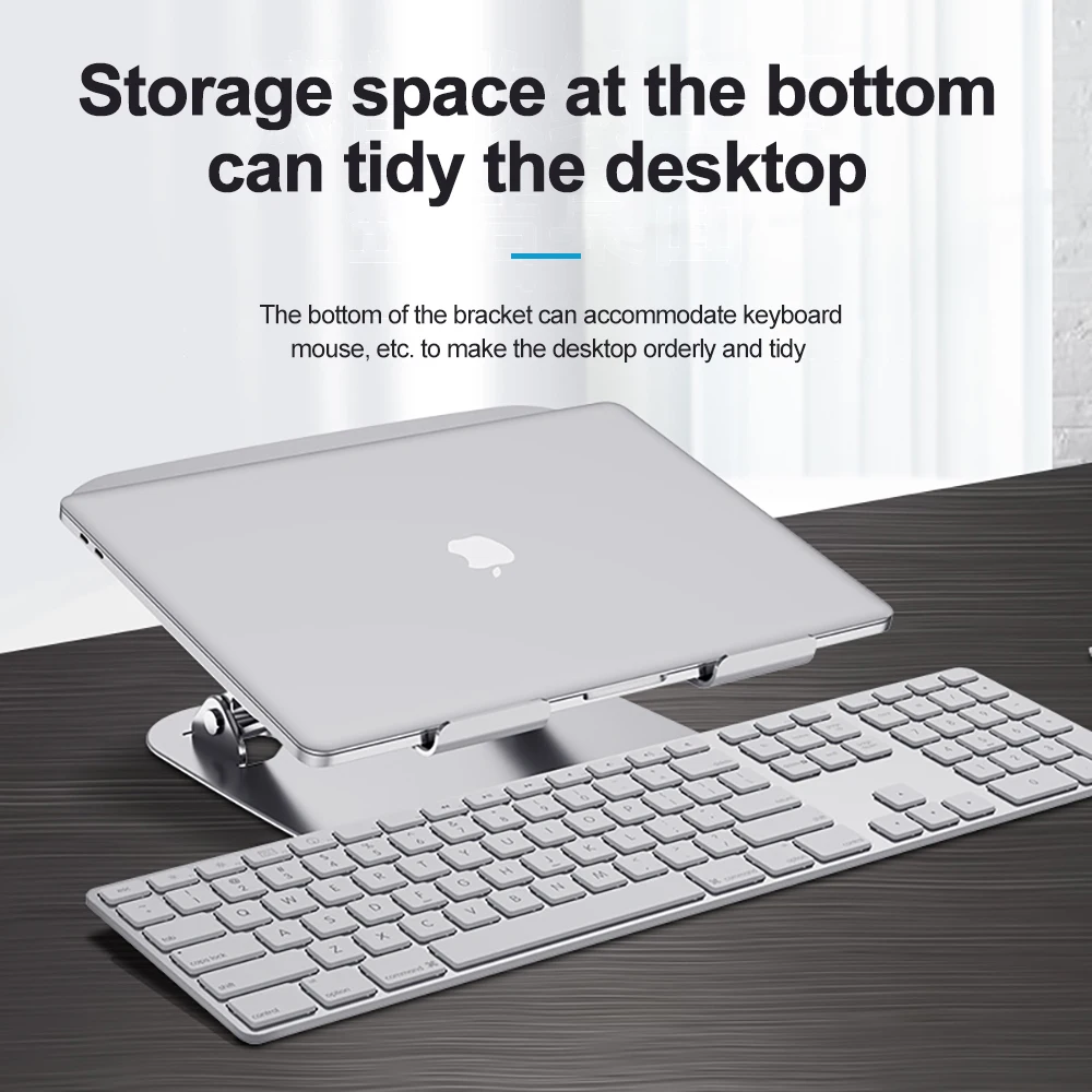 YKZ Laptop Stand Kovové Skládací Přenosný Macbook Podporu Nastavitelný Notebook Tablet Mobilní Telefon Držák Počítače PC 1