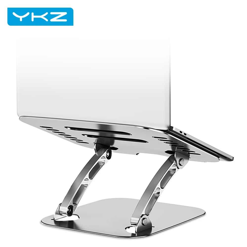 YKZ Laptop Stand Kovové Skládací Přenosný Macbook Podporu Nastavitelný Notebook Tablet Mobilní Telefon Držák Počítače PC 5