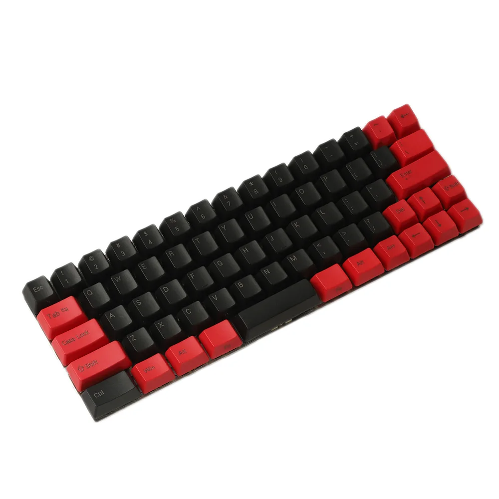 YMDK Carbon Bílá modrá Černá Červená Minila sady klíčů Tlusté PBT OEM Profil Keycaps Pro Filco Minila YD60M 2