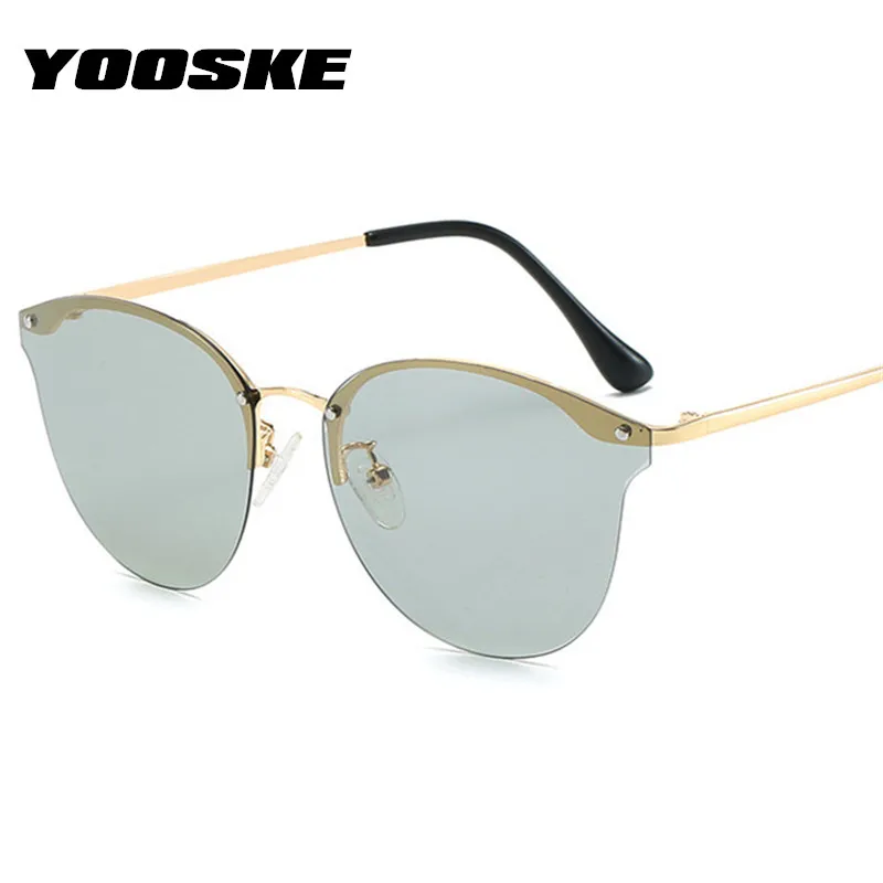 YOOSKE Cat Eye sluneční Brýle, Ženy, Polarizované Samozabarvovací Jízdy Sluneční Brýle Retro Ženy Kovový Rám Brýle UV400 3
