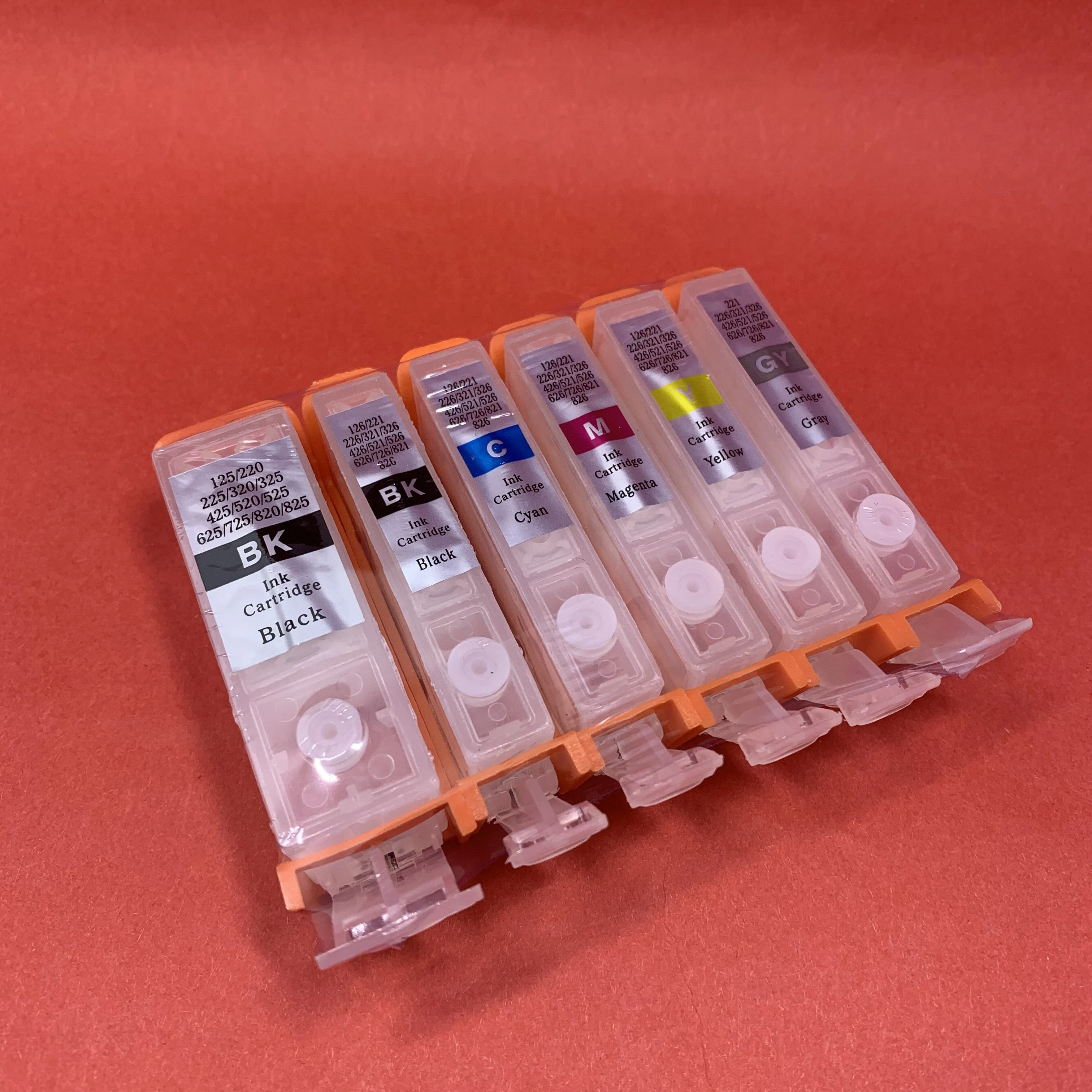 YOTAT ６ barva ciss inkoust kazeta s čipem pro PGI-525 CLI-526 1