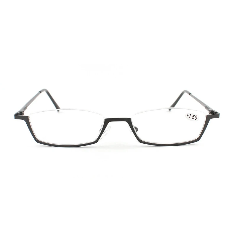 Zilead Půl Rám ze Slitiny Brýle na Čtení Mužů A Muži Jasné, Čočky, Lupa Brýle Optické Presbyopickém Podívaná+1.0+4.0 2