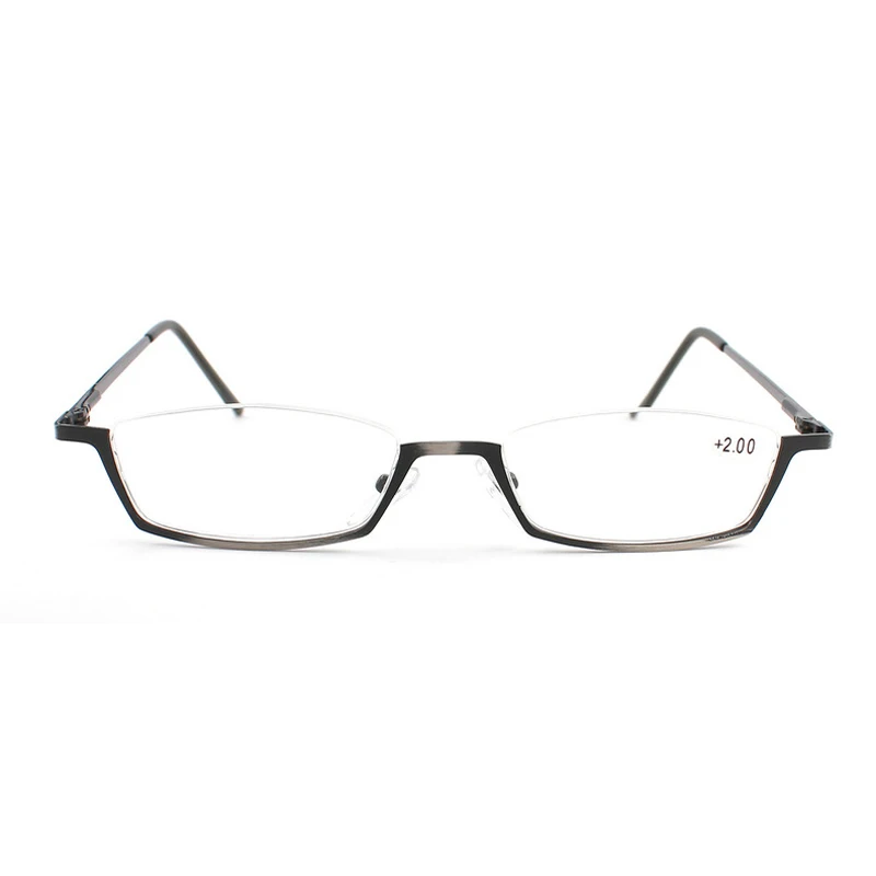 Zilead Půl Rám ze Slitiny Brýle na Čtení Mužů A Muži Jasné, Čočky, Lupa Brýle Optické Presbyopickém Podívaná+1.0+4.0 4