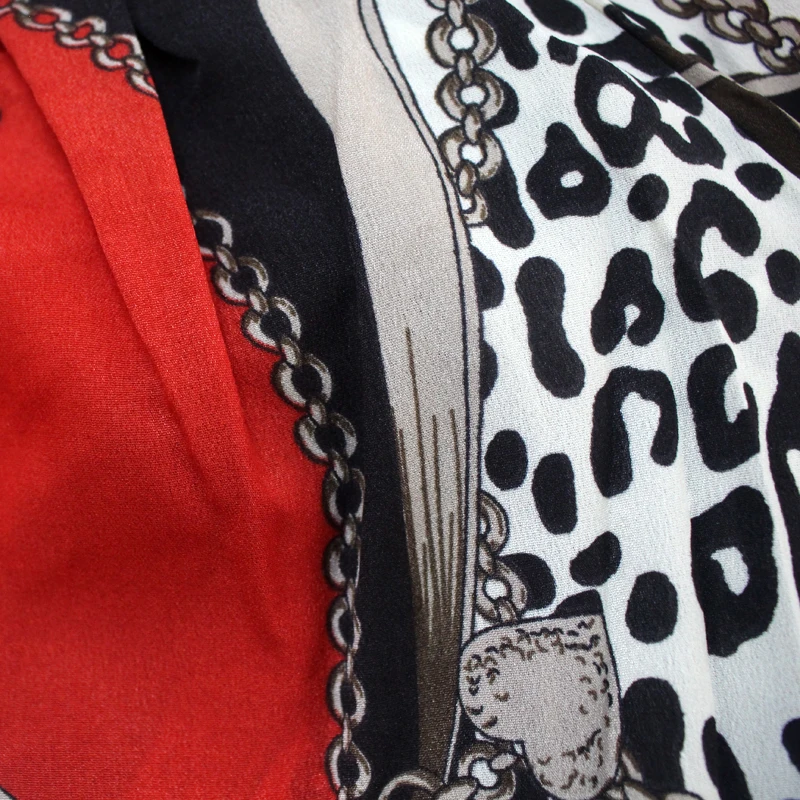 Červená Barva Tištěné Off Rameno Puff Rukáv Ženy Šaty Leopard Křídel Indie Folk Maxi Šaty pro Africké 3